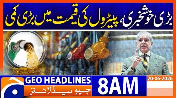 Geo News Headlines 8 AM | 20th June 2026