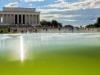 Trump defends reflecting pool project, blames ‘deranged' vandals 