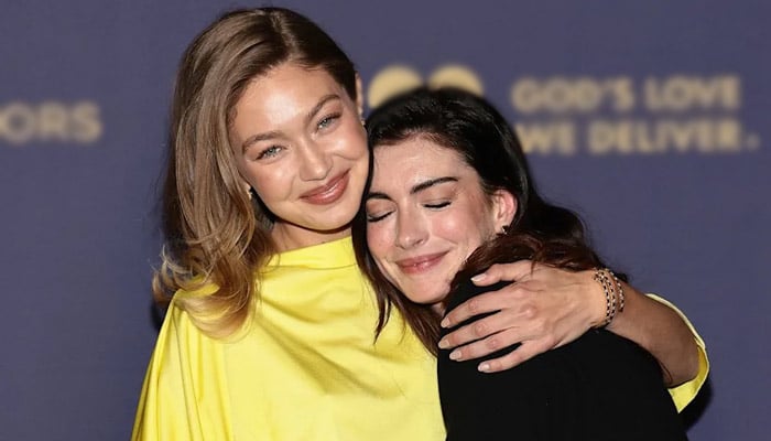 Gigi Hadid reacts to Anne Hathaways pregnancy announcement