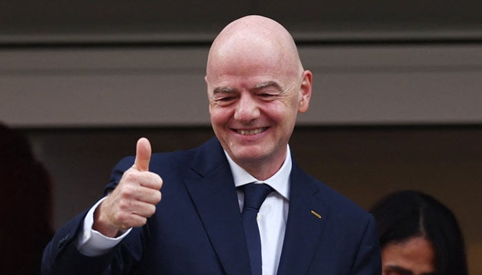 Fifa President Gianni Infantino before Group D match between United States v Paraguay in Los Angeles Stadium, Inglewood, California, US on June 12, 2026. — Reuters