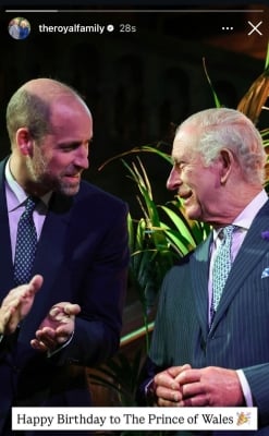 King Charles says Happy Birthday to Prince William in heartfelt message