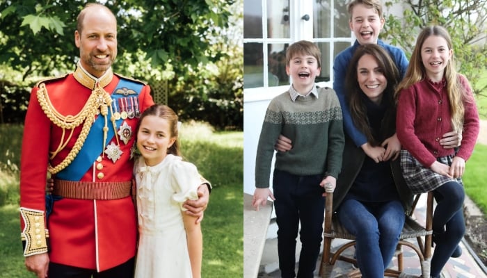 George, Charlotte, Louis mark best papa Williams birthday: We love you