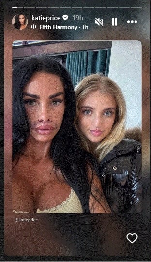 Katie Prices official official Instagram account
