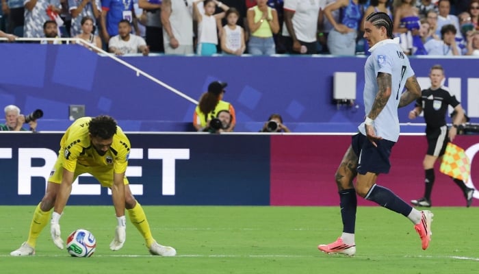 Cape Verdes Vozinha in action with Uruguays Darwin Nunez on June 21, 2026. — Reuters