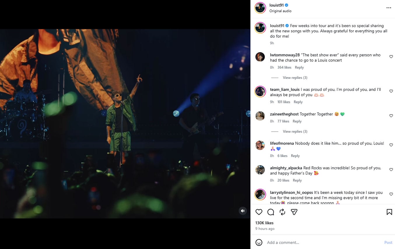Louis Tomlinson shares heartfelt tour update: ‘How Did We Get Here?