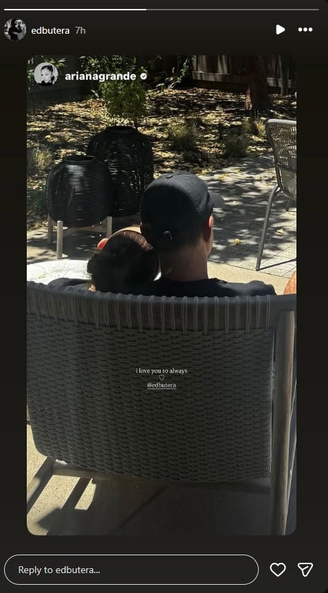 Ariana Grande sends loving message to Edward Butera on Fathers day