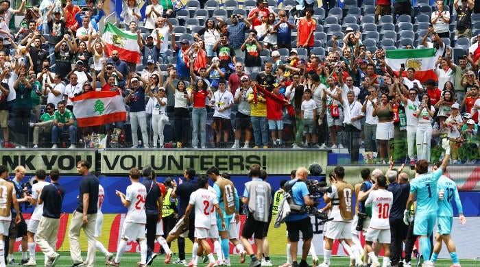 Iran leave note of thanks in LA locker room after draw with Belgium