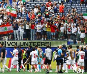 Iran leave note of thanks in LA locker room after draw with Belgium