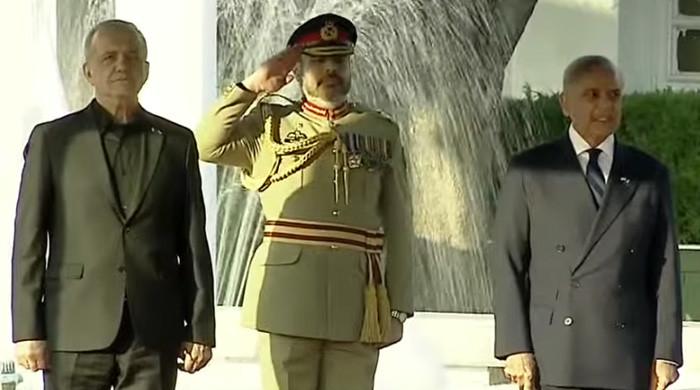 Iranian President Pezeshkian touches down in Islamabad