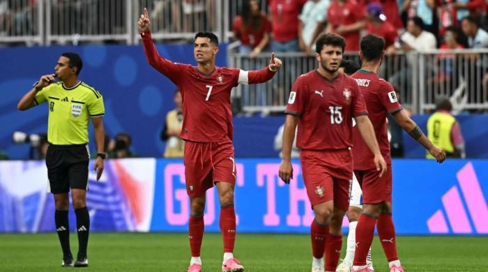 Portugal's Ronaldo first man to score at six World Cups