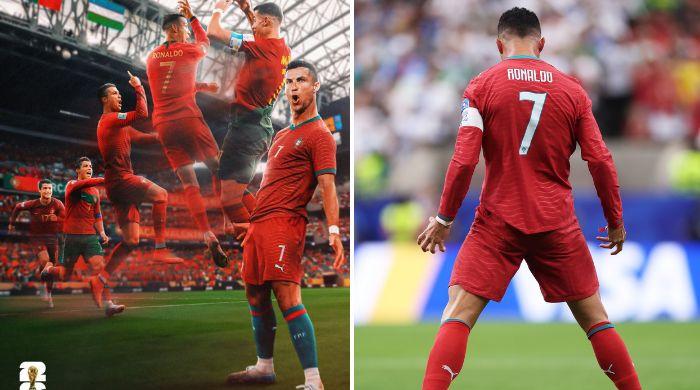 Cristiano Ronaldo becomes first player to score in six FIFA World Cups