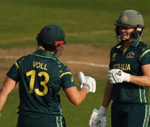 Women's T20 World Cup: Ellyse Perry powers Australia to formidable total against Pakistan