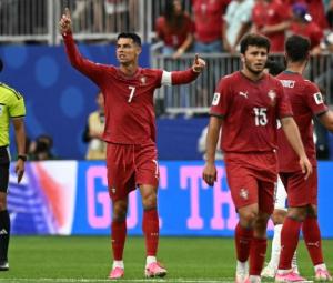 Portugal's Ronaldo first man to score at six World Cups