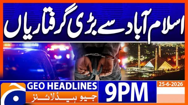 Geo News Headlines 9PM | 25th June 2026