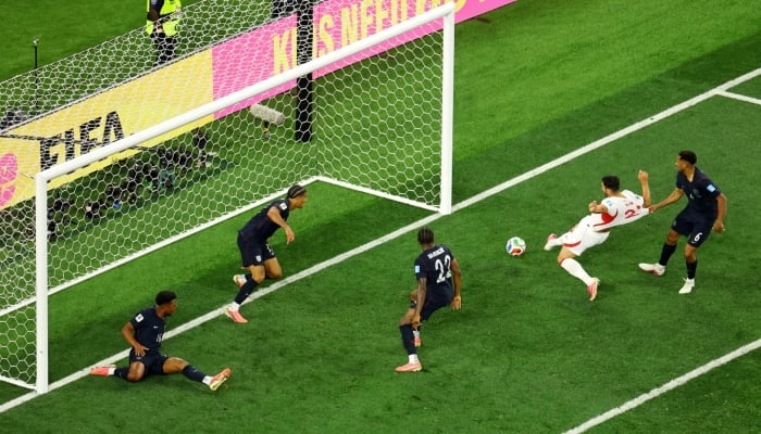 Turkiyes Kaan Ayhan celebrates after scoring his sides third goal against the United States in the Group D match of the Fifa World Cup 2026 at Los Angeles Stadium, Inglewood, California, US, on June 25, 2026. — Reuters