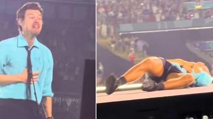 Harry Styles suffers-on-stage scare as extreme heat hits Wembley performance