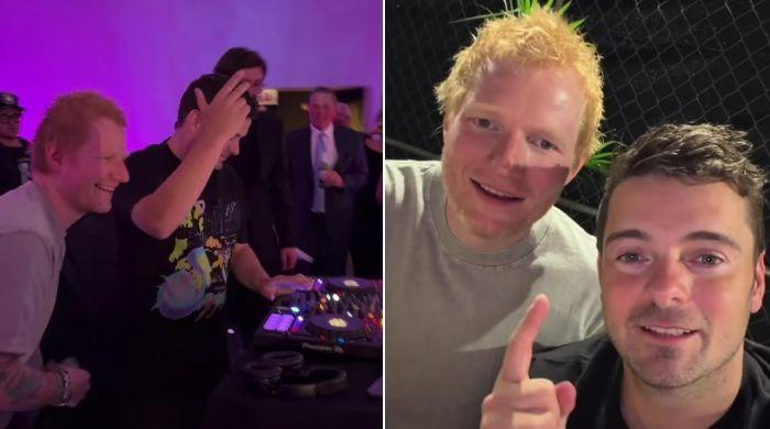 Ed Sheeran and Martin Garrix crash fan's wedding with surprise performance