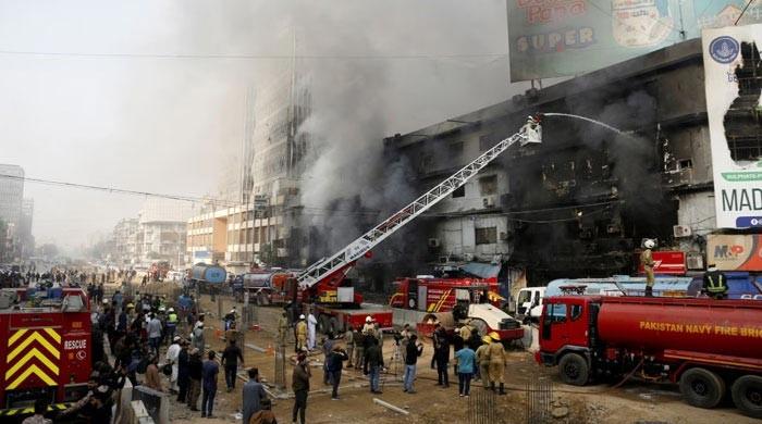 Gul Plaza fire declared accidental; shopkeeper, 11-year-old son among six nominated as suspects