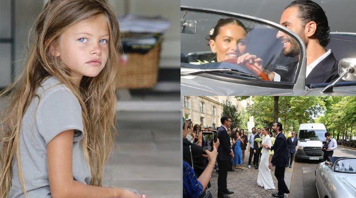 French soccer legend's daughter, famous as 'most beautiful girl in the world,' says 'I do'