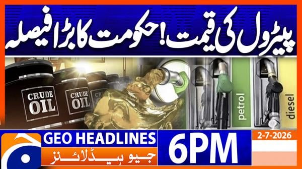 Geo Headlines 6 PM | 2nd July 2026
