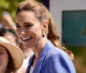 Palace shares message as Princess Kate makes stunning return to Wimbledon