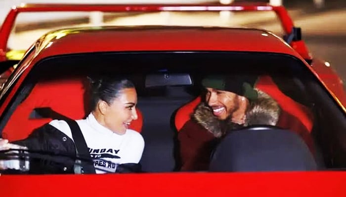 Lewis Hamilton credits Kim Kardashian for his happiness
