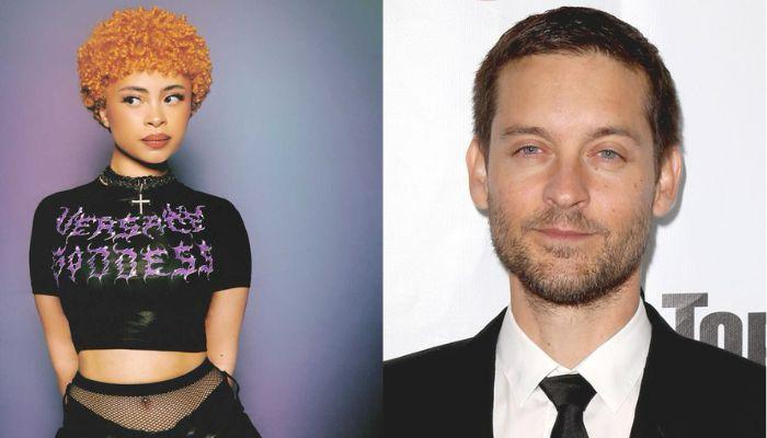 Tobey Maguire spotted kissing Ice Spice at star-studded party