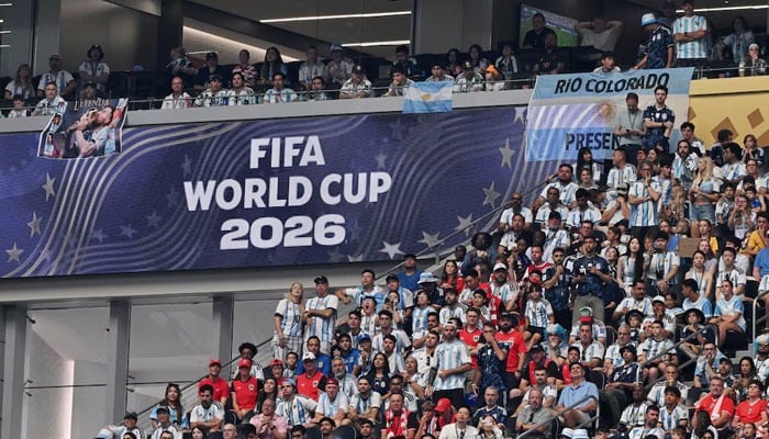 Argentina and Austria fans during their FIFA World Cup 2026 group-stage match in Texas, US, on June 22. — Reuters
