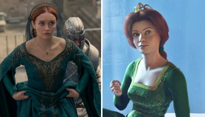 Fans have long pointed to both characters matching red hair and signature green gowns