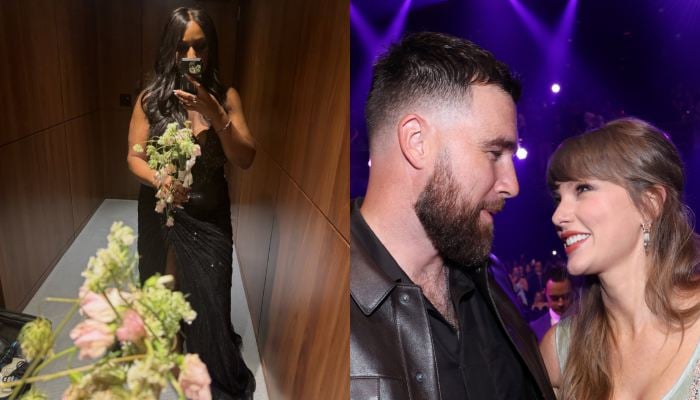 Who caught Taylor Swifts wedding bouquet?