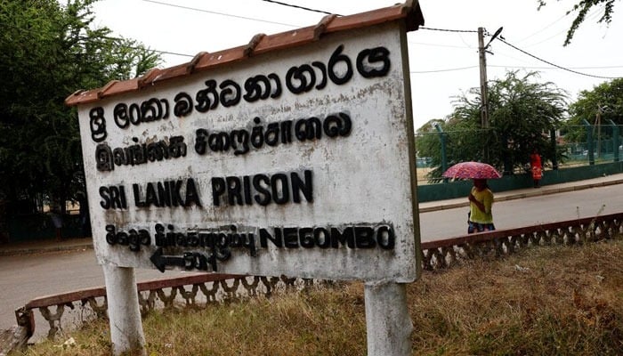 A representational image shows board of Sri Lankan jail, July 28, 2022. — Reuters/File