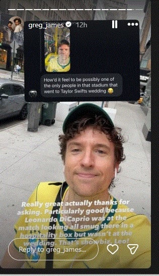 Greg James official Instagram