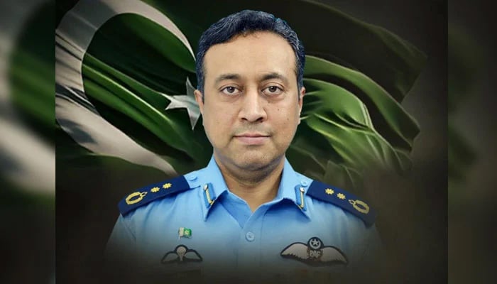 This photo shows Pakistan Air Force (PAF) Group Captain Asim Tariq martyred while saving a woman in Islamabad on July 5, 2026. — Reporter