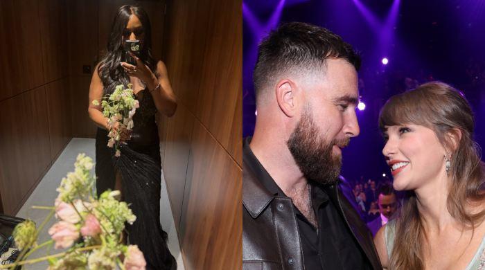 Who caught Taylor Swift's wedding bouquet?
