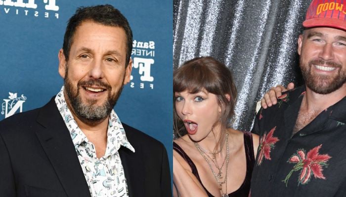 Adam Sandler reveals marriage advice he gave Taylor Swift and Travis Kelce