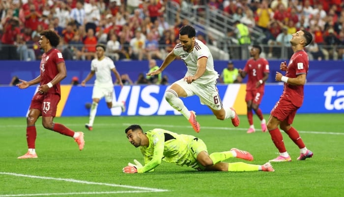 Spains Mikel Merino scores their first goal past Portugals Diogo Costa. — Reuters/File