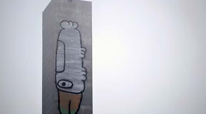 Graffiti artist accused of scaling Australian bridge tower and painting giant cartoon bird