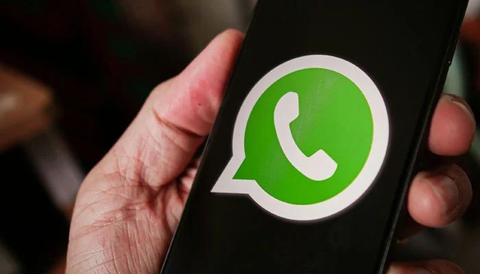 This representational image shows the WhatsApp logo displayed on a phone screen. — Unsplash/File