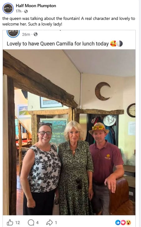 Queen Camilla lands in unexpected gaffe after hilarious choice of words