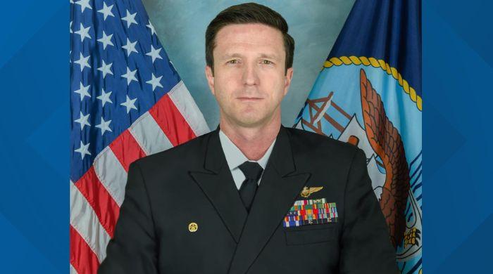 Who was Cdr. Edwards, US Navy pilot lost during helicopter mishap in Arabian Sea?