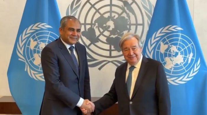 UN chief praises Pakistan's contributions to peace in meeting with Naqvi