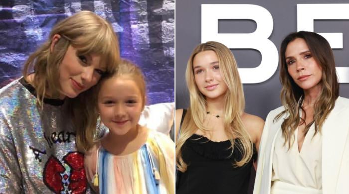 Taylor Swift makes surprise appearance in Harper Beckham's birthday wish