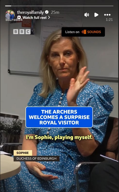King Charles Office marks Duchess Sophies radio debut with notable gesture