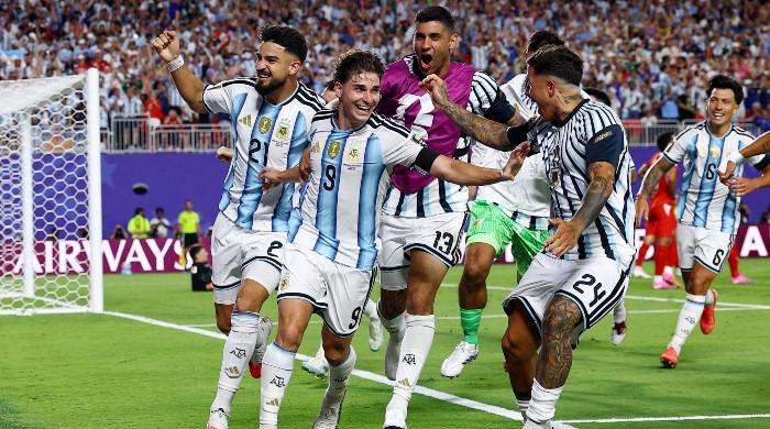 Argentina beat Swiss 3-1 after extra time to reach World Cup semi-finals