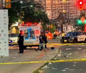 Two dead, several hurt in Toronto shooting, attacker at large