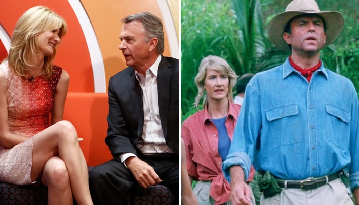 Neill, 78, and Dern, 59, played Dr. Alan Grant and Dr. Ellie Sattler in the Jurassic Park franchise