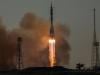 Russia sends American and two cosmonauts to space station 