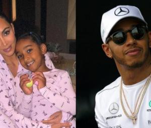 Kim Kardashian shares sweet snaps with daughter, Lewis Hamilton from holiday