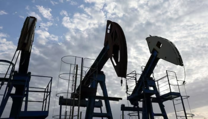 Birds fly over pump jacks at the Airankol oil field operated by Caspiy Neft in the Atyrau region, Kazakhstan, April 20, 2026. — Reuters