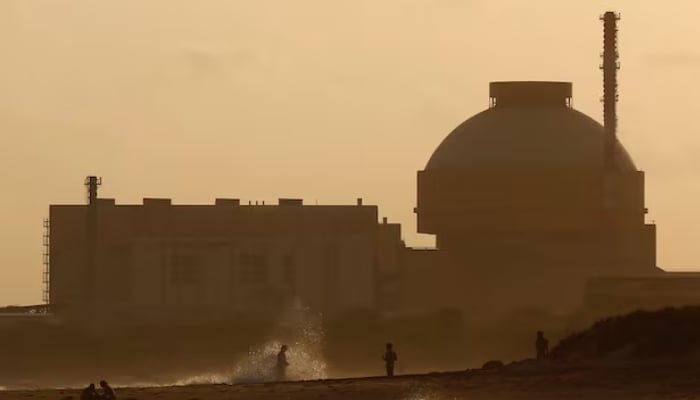 Police patrol on a beach near Kudankulam nuclear power project in the southern Indian state of Tamil Nadu. — Reuters/File